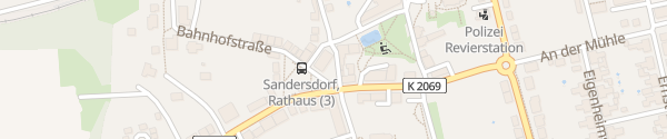 Karte Rathaus Sandersdorf-Brehna