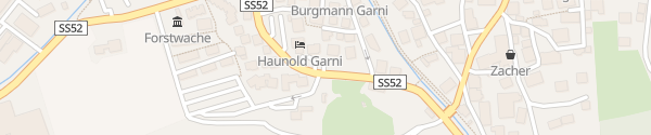 Karte Bushaltestelle Haunhold Innichen