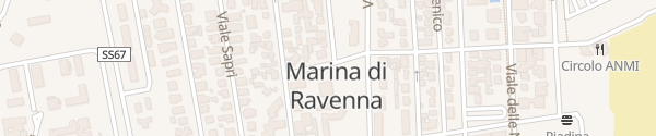 Karte Via Volturno Marina di Ravenna