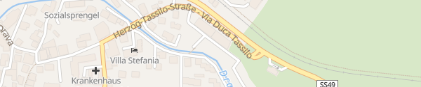 Karte Via Duca Tassilo Innichen