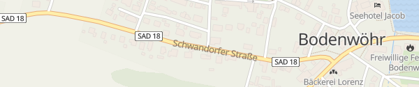 Karte Gemeindeverwaltung Bodenwöhr