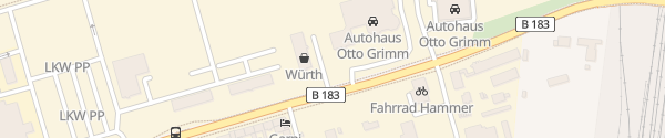 Karte VW Autohaus Otto Grimm Bitterfeld-Wolfen