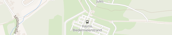 Karte Biedermeierstrand Hayna Schkeuditz