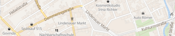 Karte Lindenauer Markt Leipzig