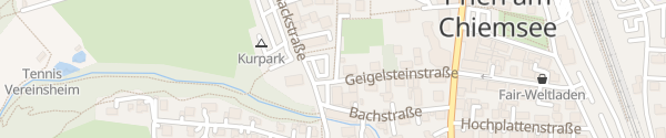 Karte Parkplatz Beilhackstraße Prien am Chiemsee