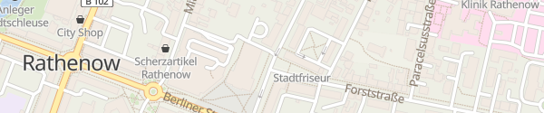 Karte Goethestraße Rathenow