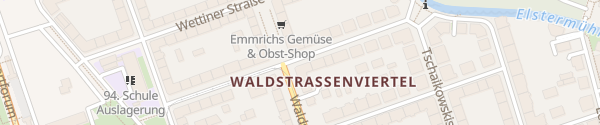 Karte Waldstraße Leipzig