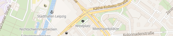 Karte Westplatz Leipzig