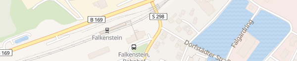 Karte Bahnhof Falkenstein/Vogtland