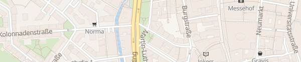 Karte Ratsfreischulstraße Leipzig