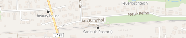 Karte Bahnhof Sanitz
