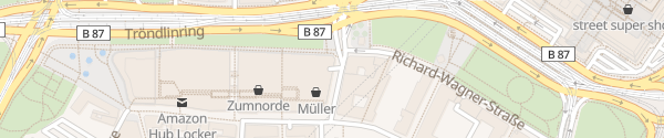 Karte Destination Charger Höfe am Brühl Leipzig