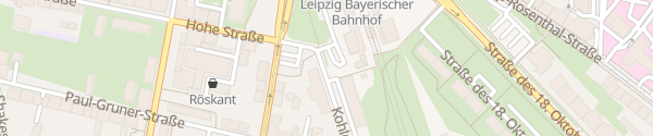 Karte Bayerischer Bahnhof Leipzig