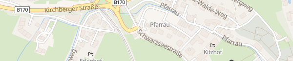 Karte Pfarrauparkplatz Kitzbühel