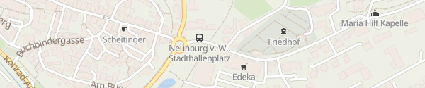 Karte Schwarzachtalhalle Neunburg vorm Wald