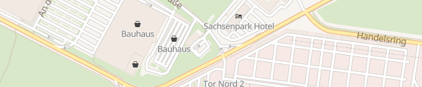 Karte McDonald's Handelsstraße Leipzig