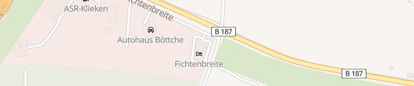 Karte Hotel Fichtenbreite Coswig