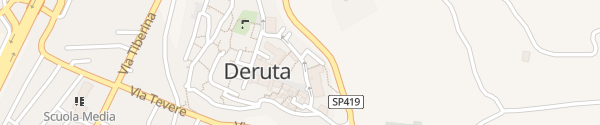 Karte Piazza Benincasa Deruta