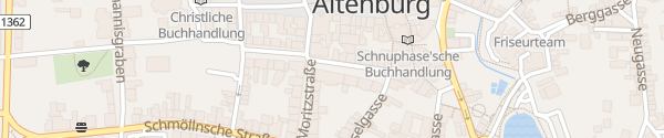 Karte Kornmarkt Altenburg
