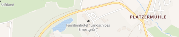 Karte Landschloss Ernestgrün Neualbenreuth