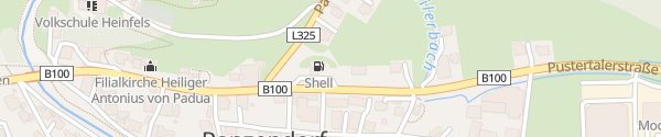 Karte Shell Tankstelle Heinfels