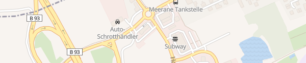 Karte McDonald's Meerane