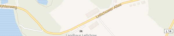 Karte Hotel Landhaus Lellichow Kyritz