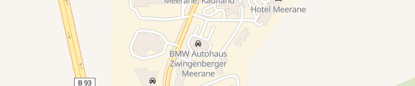 Karte BMW Autohaus Zwingenberger Meerane
