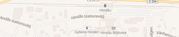 Karte Hindås stationsväg 45 Hindas