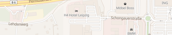 Karte H4 Hotel Leipzig Leipzig