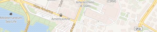 Karte Viale dell'Arte Roma