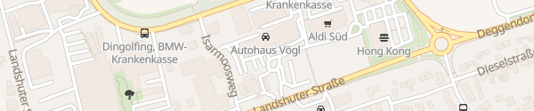 Karte BMW Autohaus Vögl Dingolfing