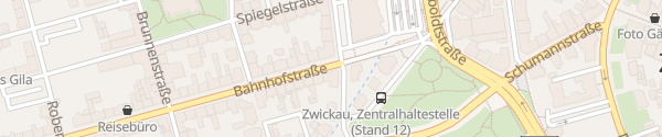 Karte Bahnhofstraße Zwickau