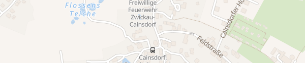 Karte Cainsdorfer Hauptstraße Zwickau