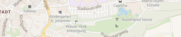 Karte Stadionstraße Dingolfing