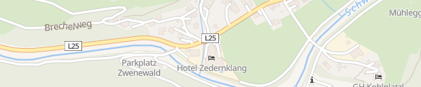 Karte Hotel Zedernklang Hopfgarten in Defereggen