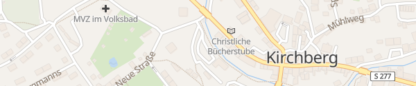 Karte Bahnhofstraße Kirchberg