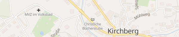 Karte Ladelaterne 
 Bahnhofstraße 15 Kirchberg