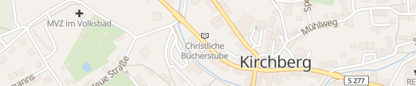 Karte Ladelaterne 
 Bahnhofstraße 8 Kirchberg