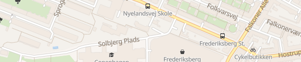 Karte E.ON Ladesäule Frederiksberg