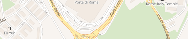 Karte Supercharger Centro commerciale Porta di Roma Rom