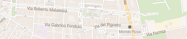 Karte Piazza Malatesta Roma