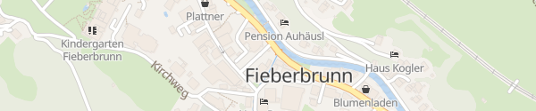 Karte Gemeindezentrum Fieberbrunn