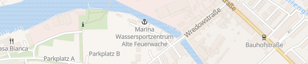 Karte Wassersportzentrum Alte Feuerwache Brandenburg