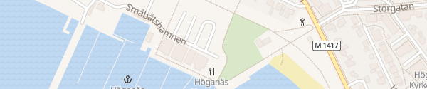 Karte Sporthafen Höganäs