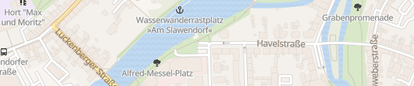 Karte Alfred-Messel-Platz Brandenburg an der Havel