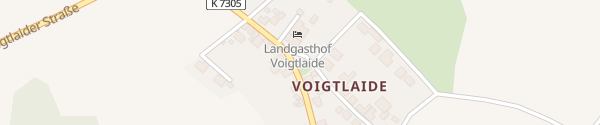 Karte E-Bike Ladestation Landgasthof Voigtlaide Glauchau