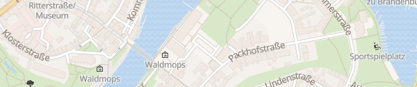 Karte Packhof Brandenburg an der Havel