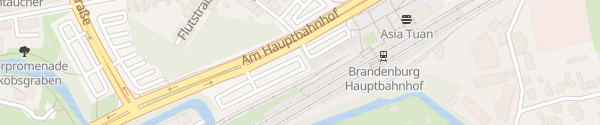 Karte Hauptbahnhof Brandenburg an der Havel