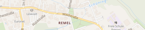 Karte Waldstraße Prerow